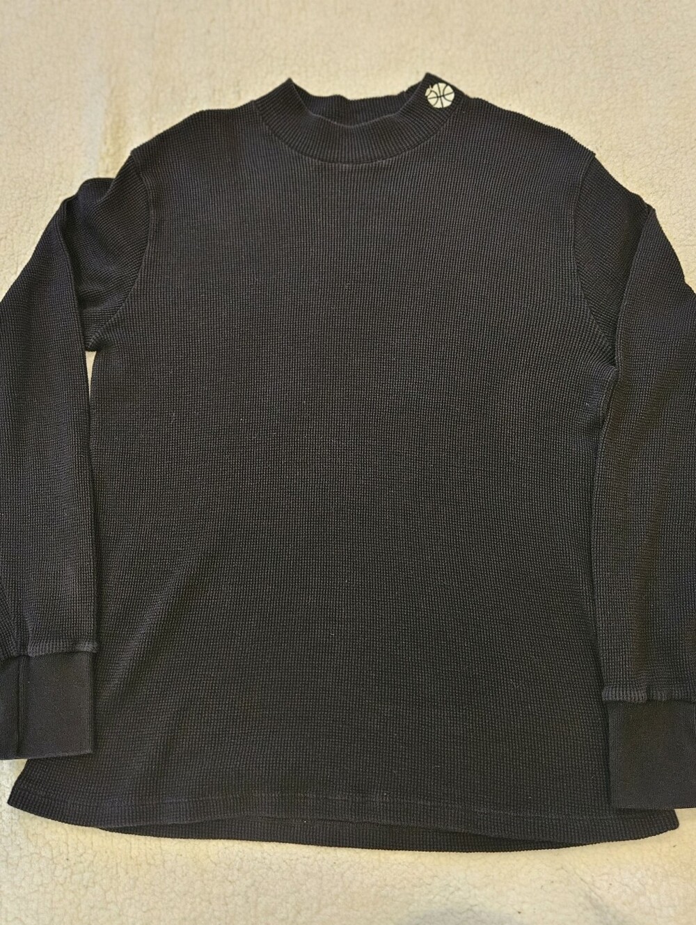 Aime Leon Dore x New Balance Waffle Knit Thermal Long Sleeve Shirt Black Size M